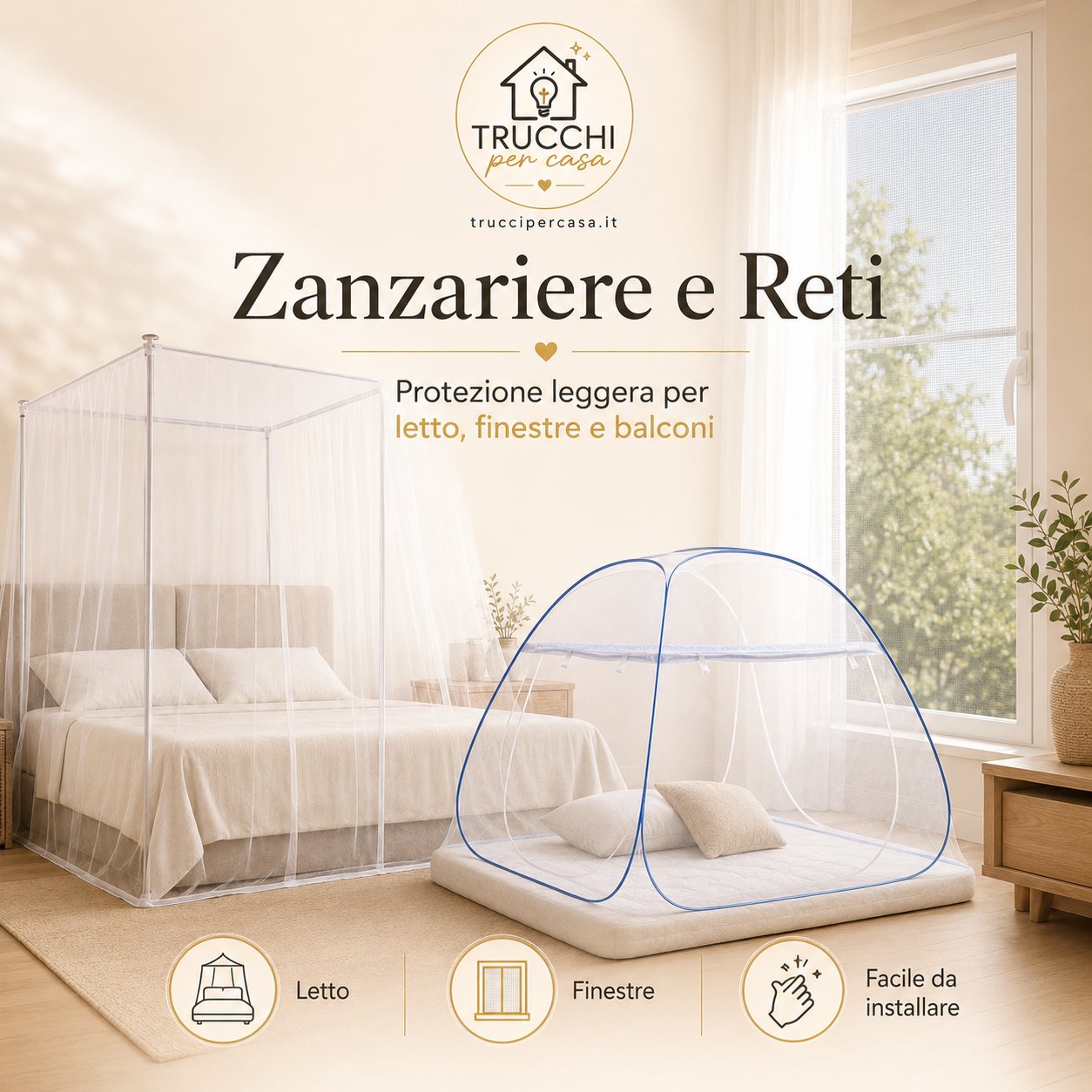 Zanzariere e Reti Protettive