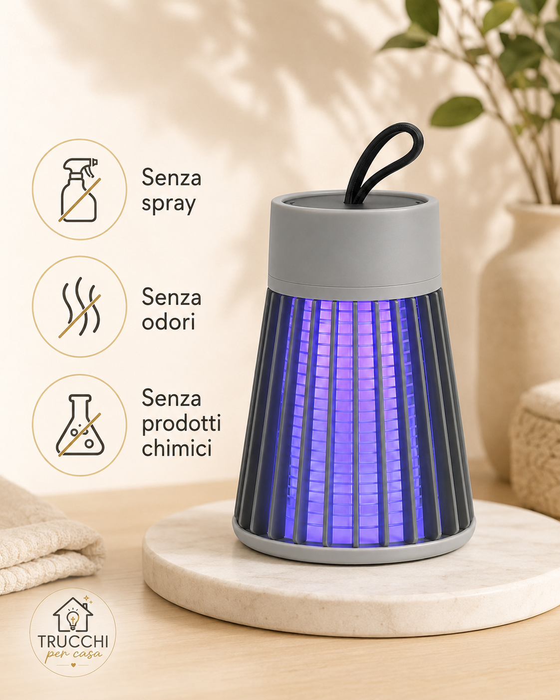 Lampada Anti-Zanzare USB
