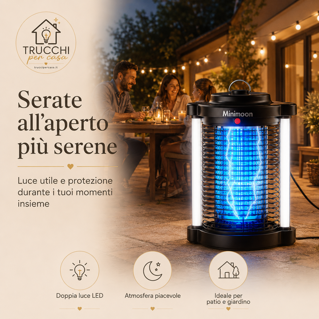 Lampada Anti-Zanzare LED
