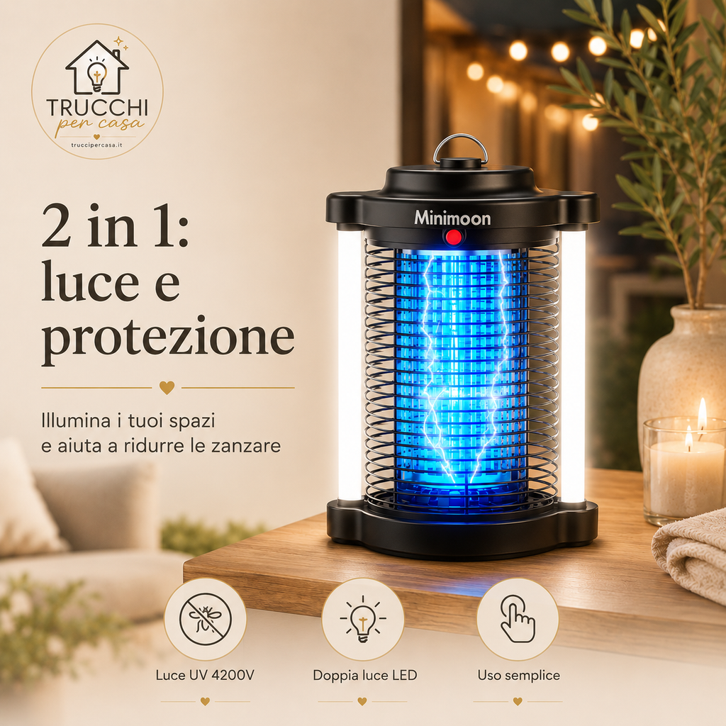 Lampada Anti-Zanzare LED