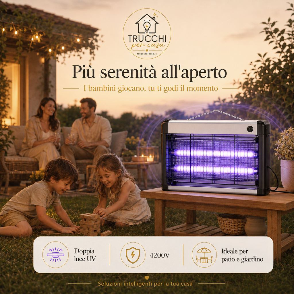 Lampada Anti-Zanzare LED per Casa e Outdoor