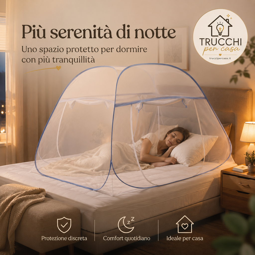 Zanzariera Pop-Up per Letto