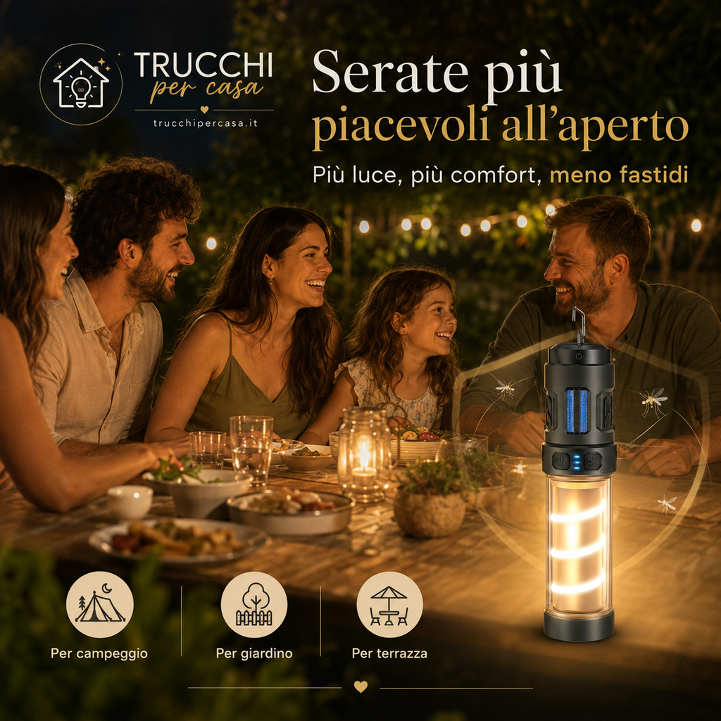 Lampada Anti-Zanzare da Campeggio