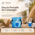 Doccia Portatile da Campeggio Ricaricabile