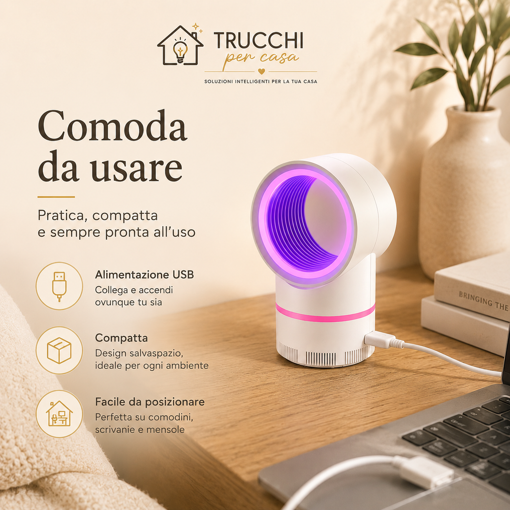 Lampada Anti-Zanzare USB