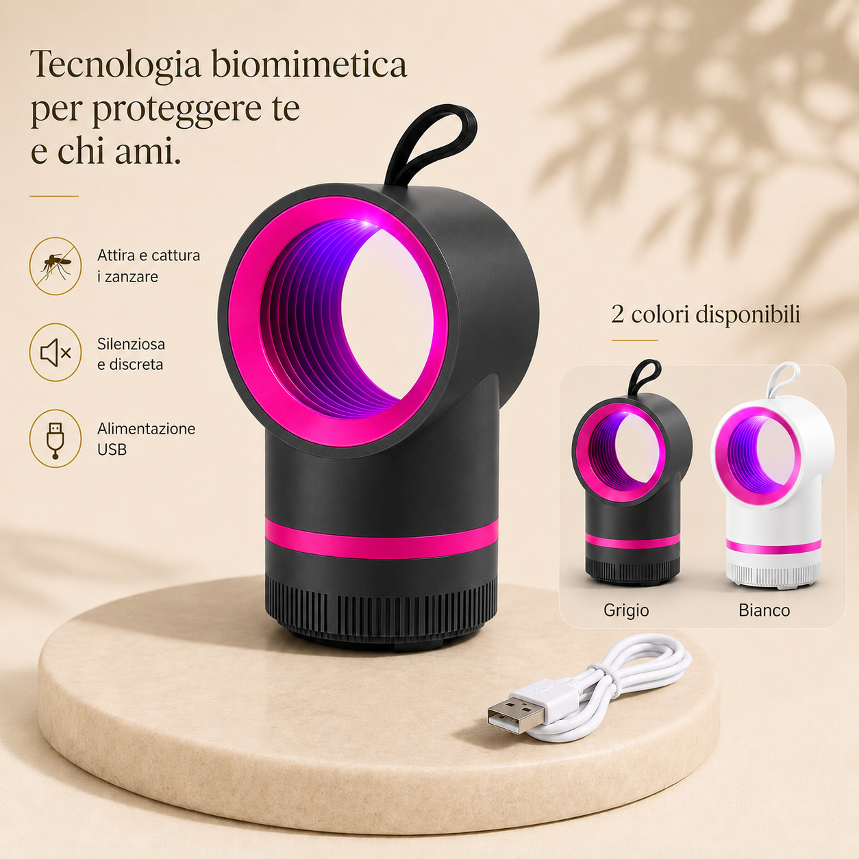 Lampada Anti-Zanzare USB
